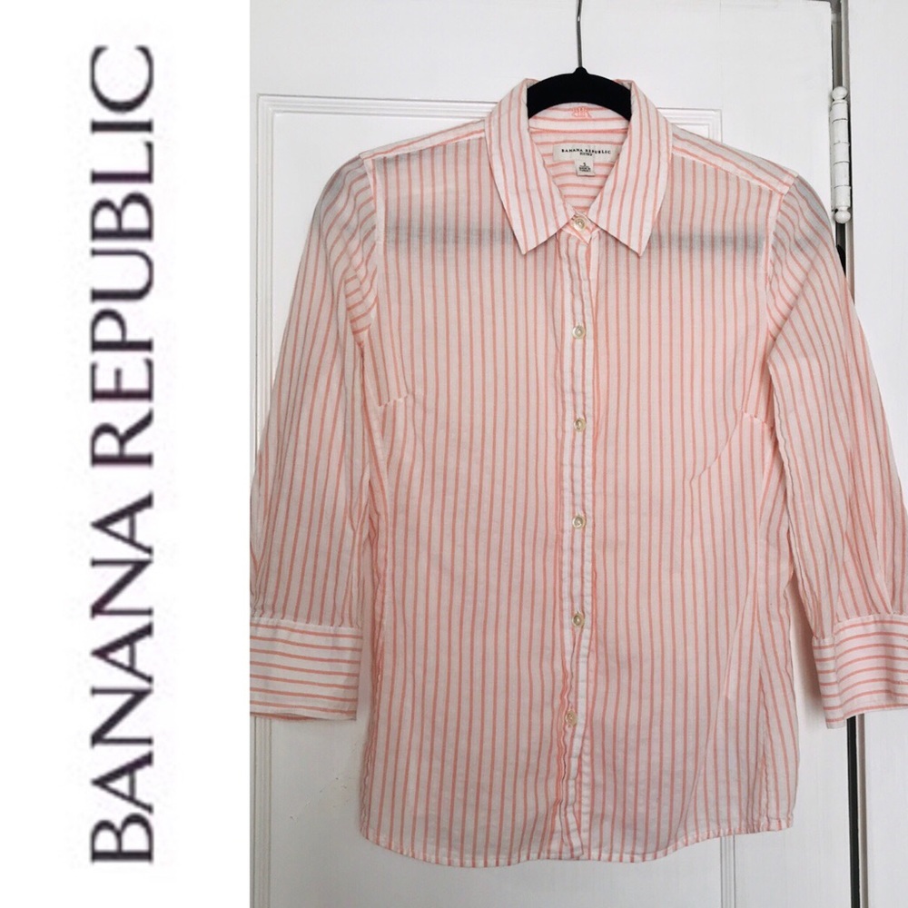 Banana Republic Cotton Button-down In S